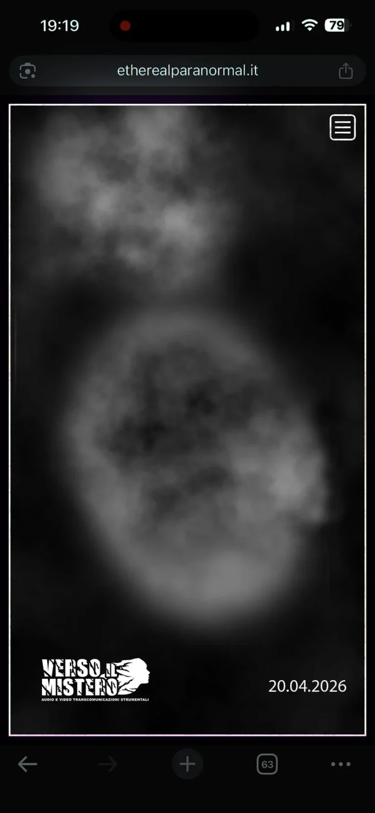 Metavisione - Transcomunicazione Strumentale Video (TCS-V) del giorno 20.04.2026. In questo fotogramma ho raggruppato du